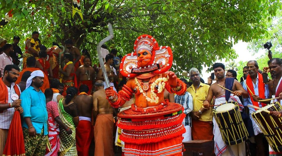 Theyyam performance