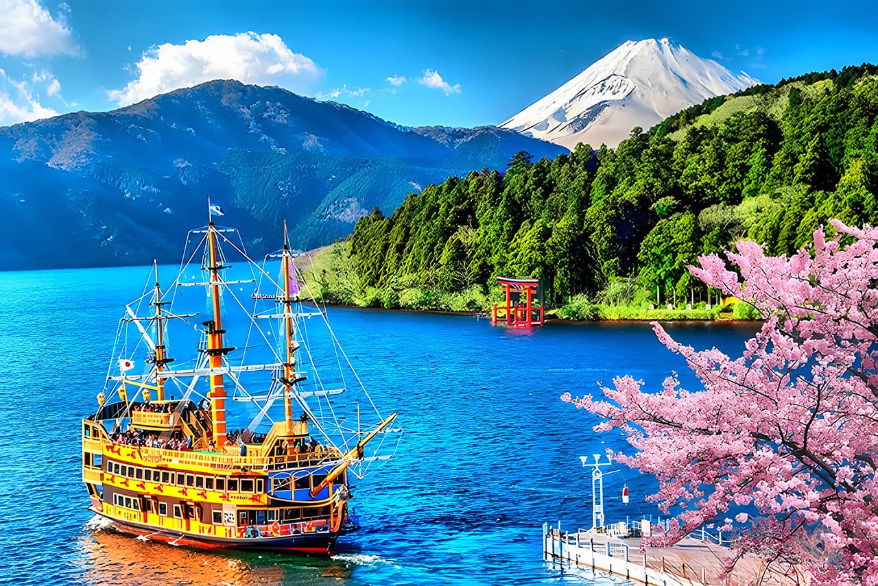 Cruise Across the Serene Waters of Lake Ashi